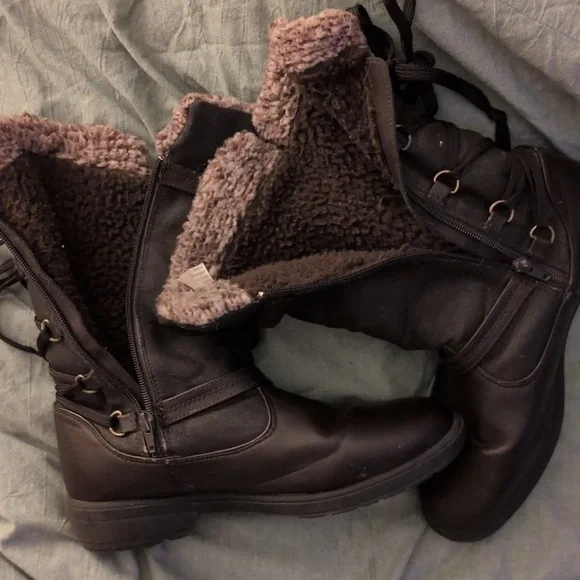 Sporto Women's Dark Brown Winter Boots - Picture 4 of 4